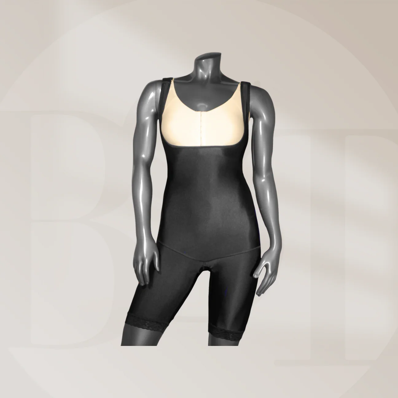 Faja de baja compresión 664A | Por encima de la rodilla | Doble cremallera lateral