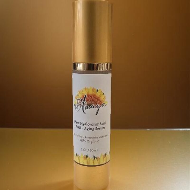 Sérum Facial de Ácido Hialurónico & Vitamina C – Anaya (Antiarrugas + Hidratación Profunda)