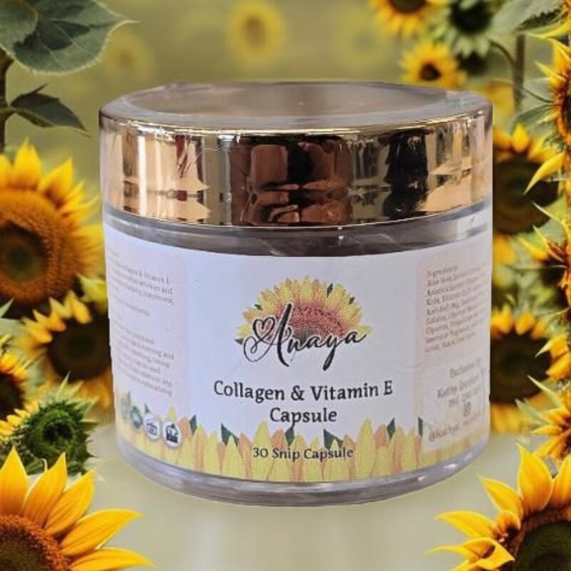 Cápsulas Faciales de Colágeno & Vitamina E – Anaya (30 Monodosis Antiarrugas)