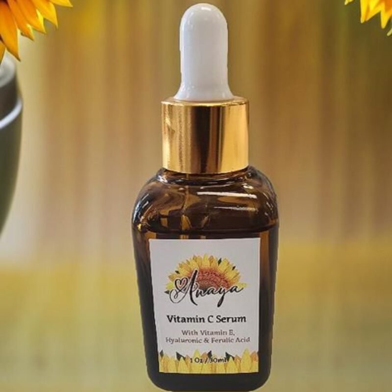 Sérum Vitamina C & Ferúlico – Iluminador y Antioxidante Anaya (con Vitamina E y Ácido Hialurónico)