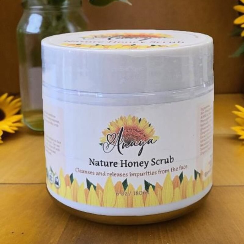 Nature Honey Scrub Facial con Miel, Semilla de Uva y Extractos Botánicos